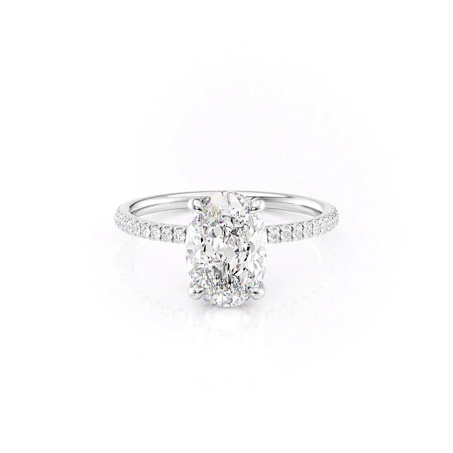 The Pave Nelly Set With A 1.0 Carat