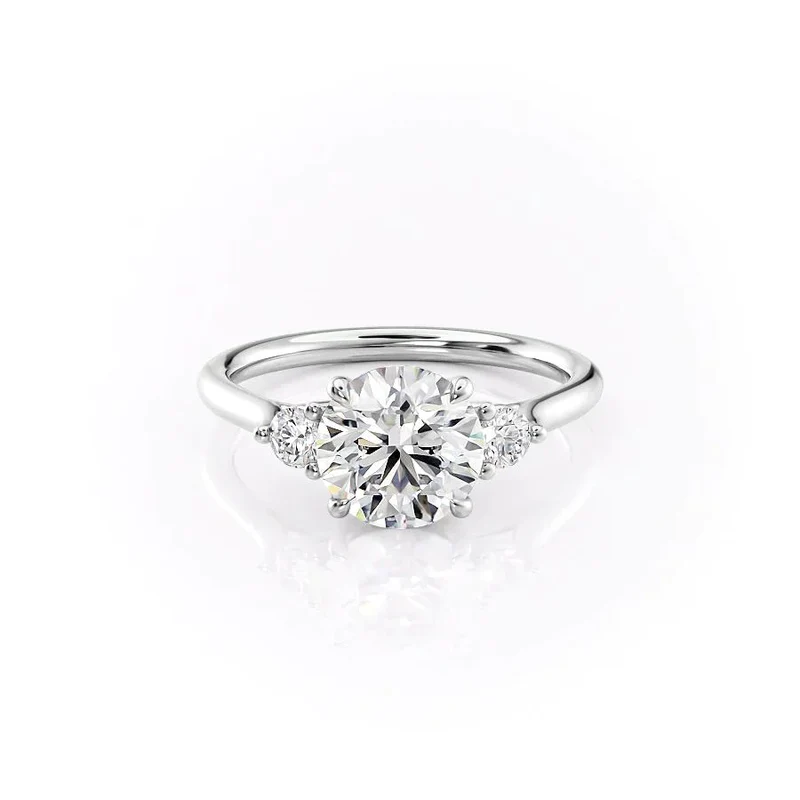 The Lia Set Moissanite With A 5.5 Carat