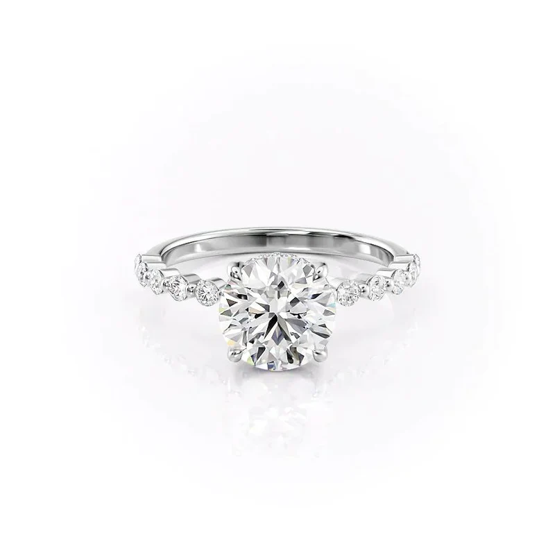 The Khloe Set Moissanite With A 5.0 Carat