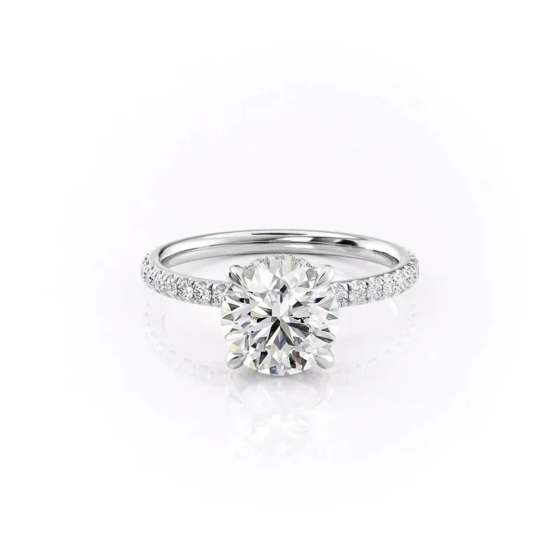 The Pave Alex Set With A 1.0 Carat