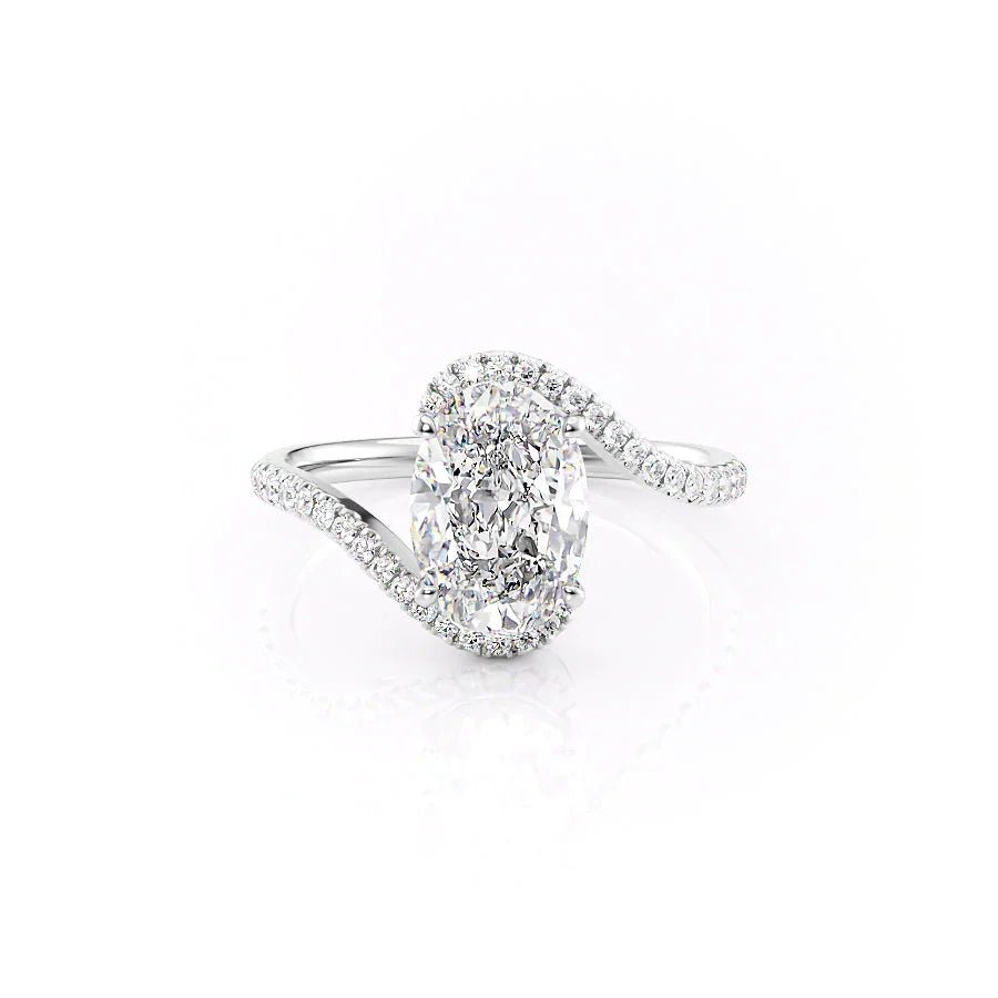 The Pave Skyler Set With A 1.0 Carat