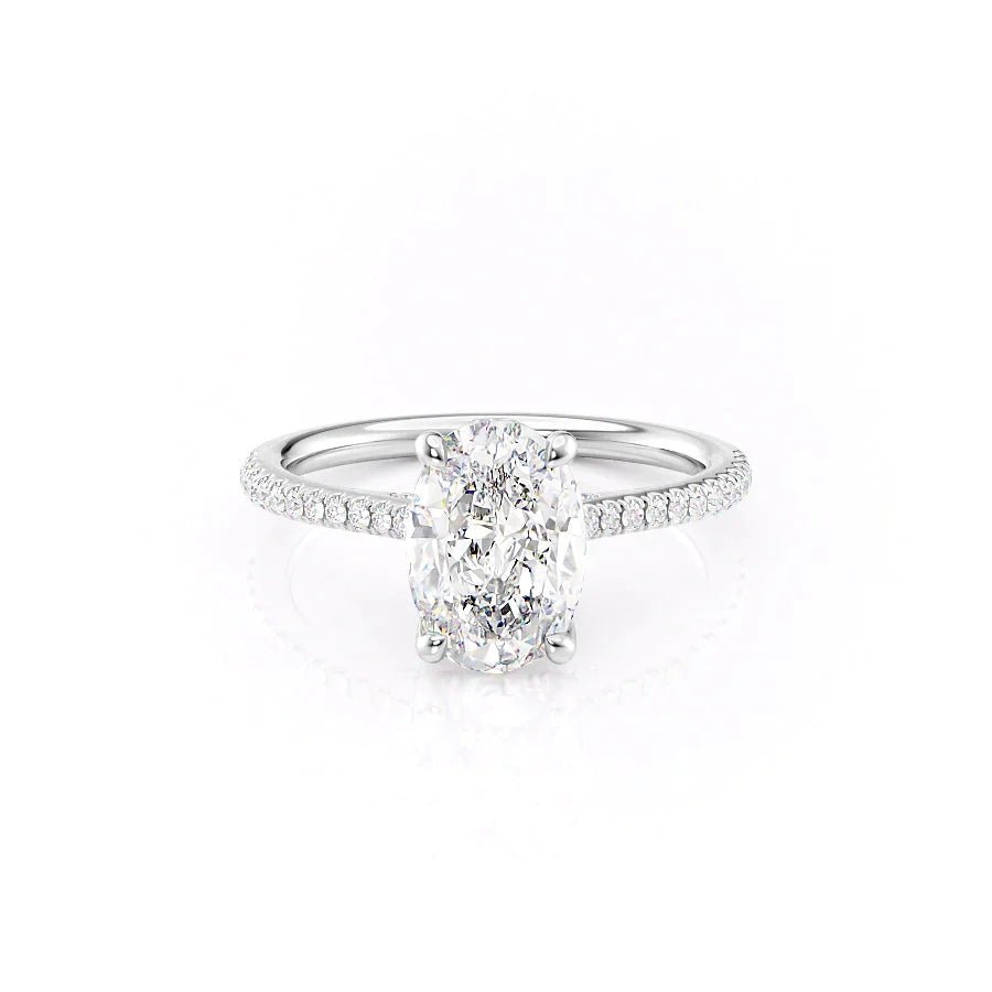 The Pave Claire Set With A 1.0 Carat