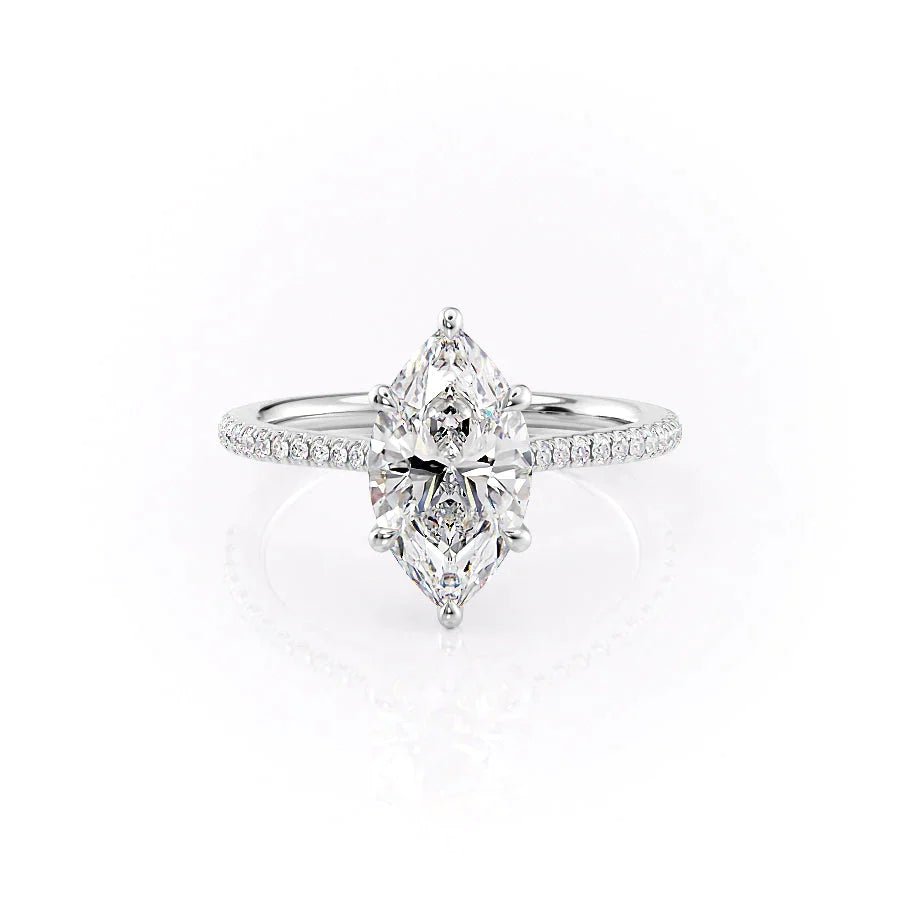 The Pave Lexie Set With A 1.0 Carat