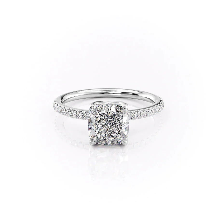The Pave Alison Set With A 1.0 Carat