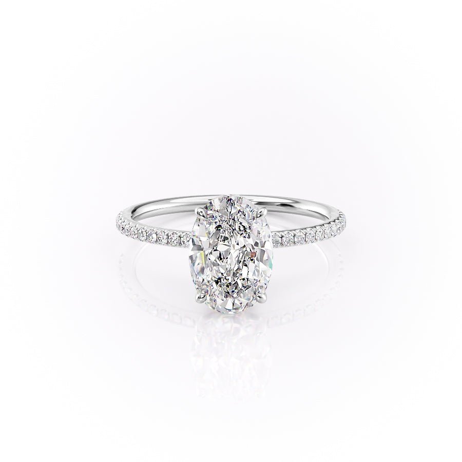 The Pave Lily Set With A 1.0 Carat