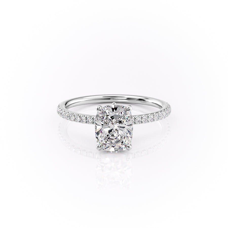 The Pave Luna Set With A 3.0 Carat