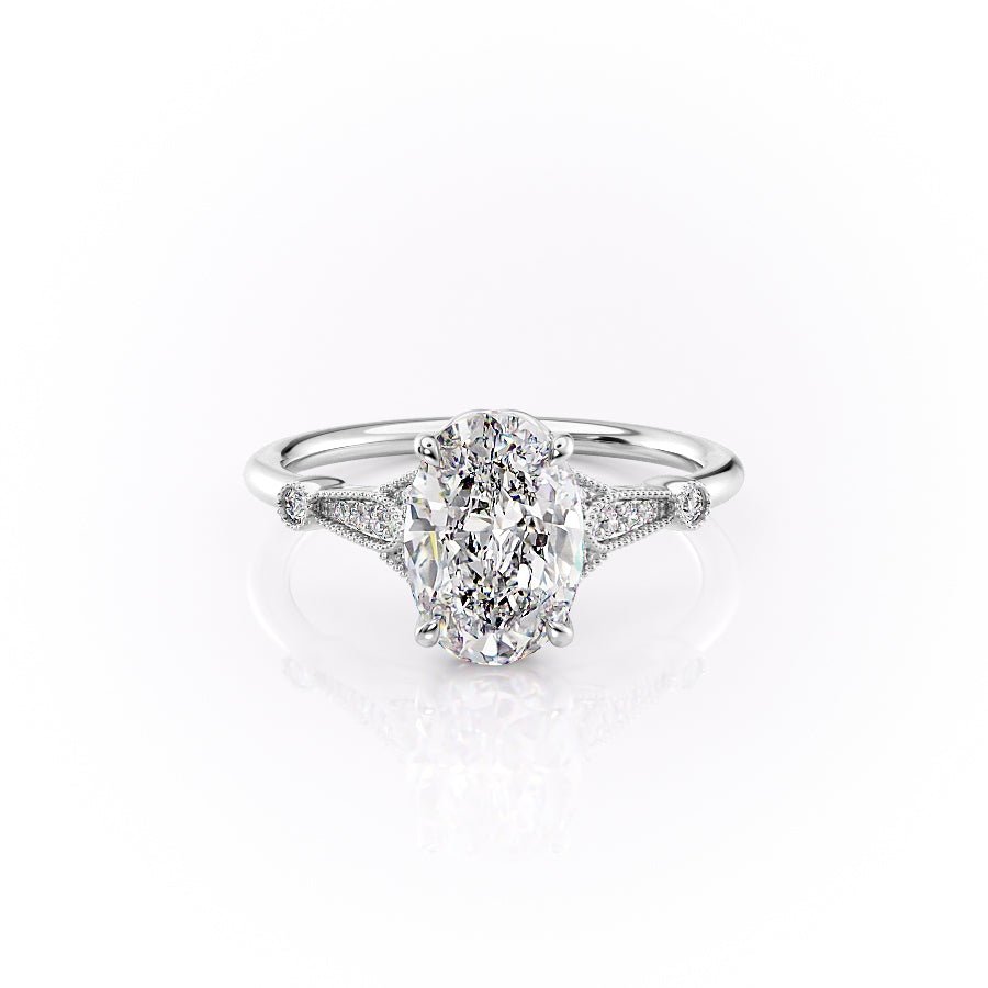 The Stephanie Set With A 1.0 Carat