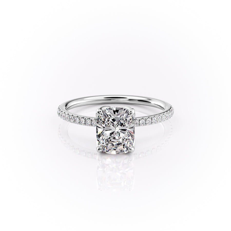 The Pave Lisa Set With A 3.0 Carat