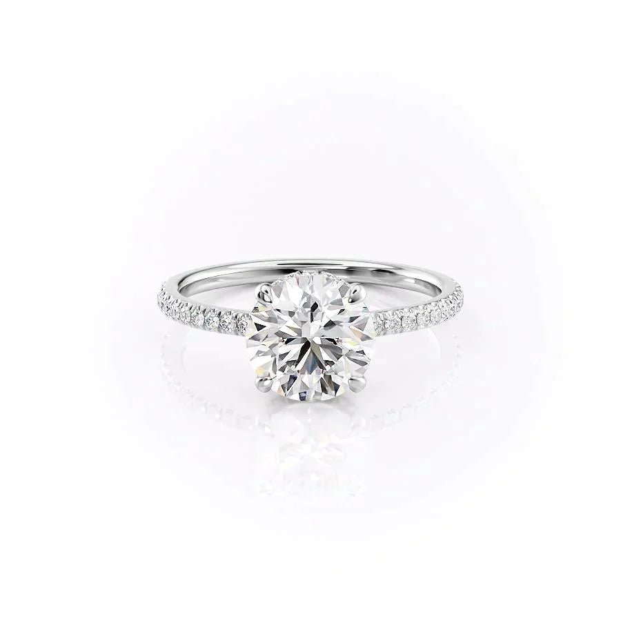 The Aline Set Moissanite With A 1.0 Carat