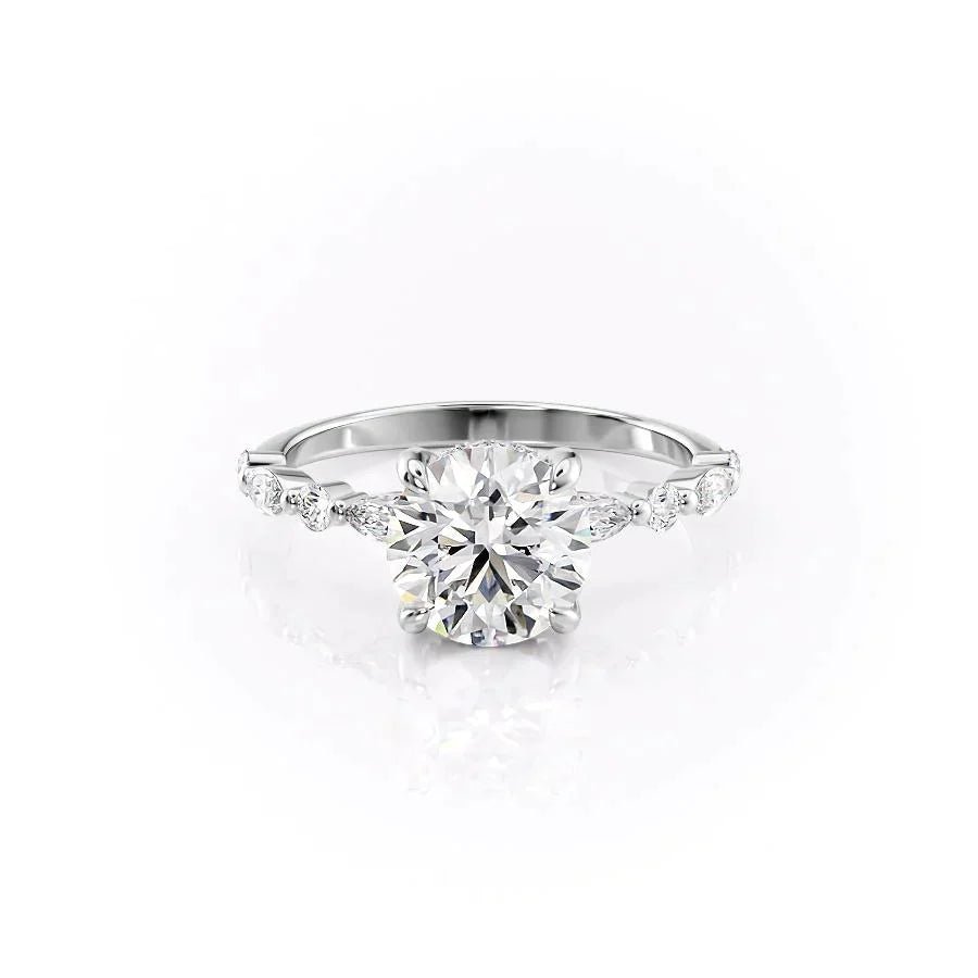 The Lindsey Set Moissanite With A 1.0 Carat