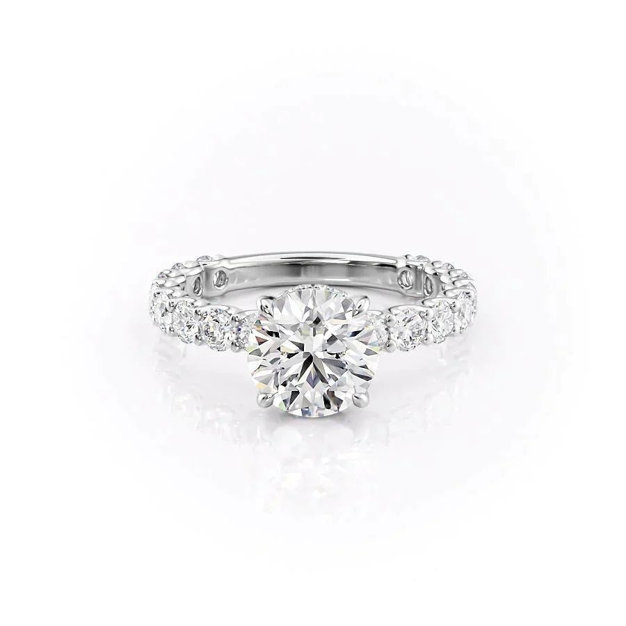 The Adelle Set Moissanite With A 1.0 Carat