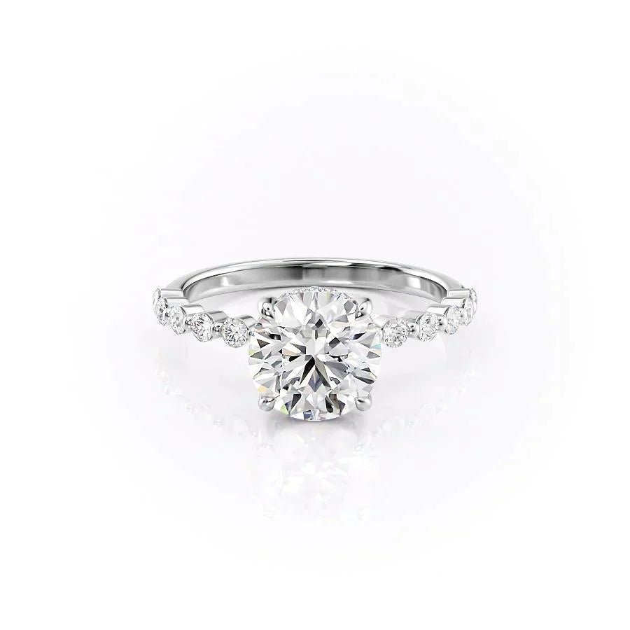The Khloe Set Moissanite With A 1.0 Carat