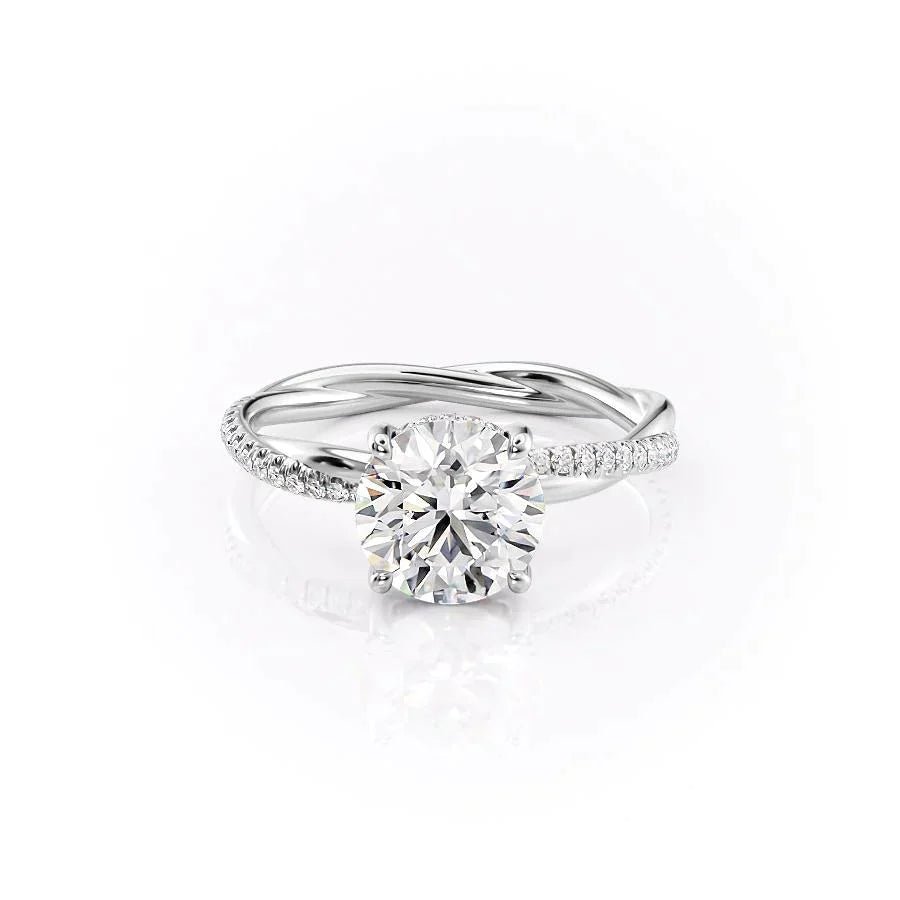 The Stacey Set Moissanite With A 1.0 Carat