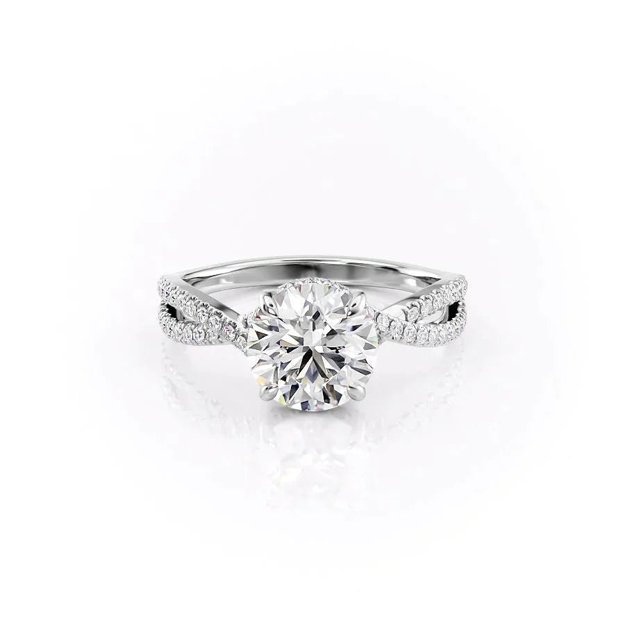 The Angelina Set Moissanite With A 1.0 Carat