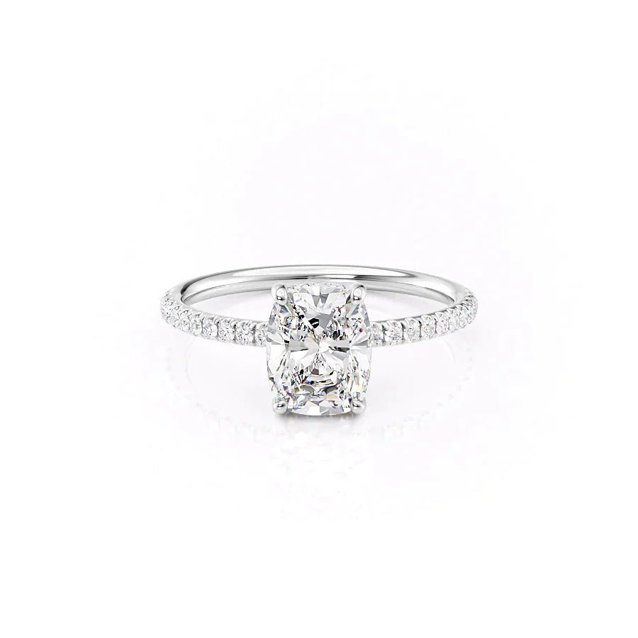 The Low Profile Kamellie Set Moissanite With A 3.0 Carat