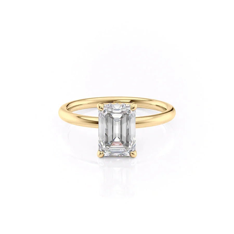 The Alex Set Solitaire Moissanite With A 1.5 Carat
