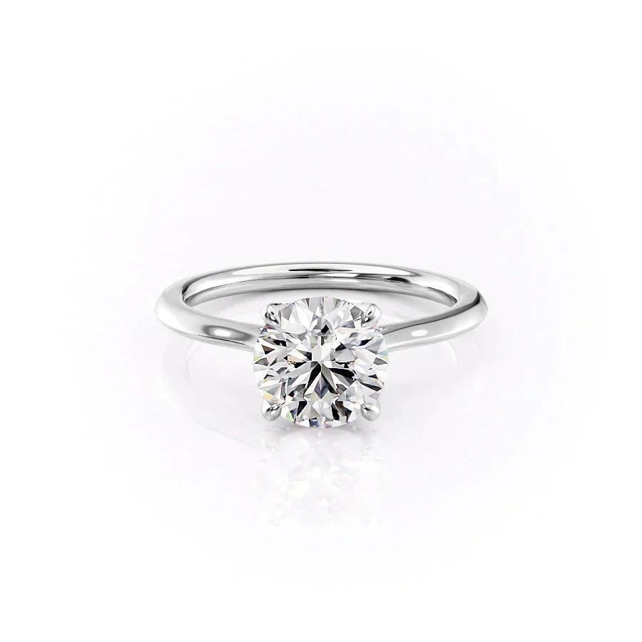 The Solitaire Madison Set Moissanite With A 1.0 Carat