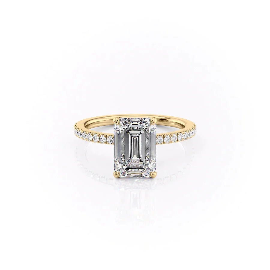 The Pave Eleanor Set Moissanite With A 1.5 Carat