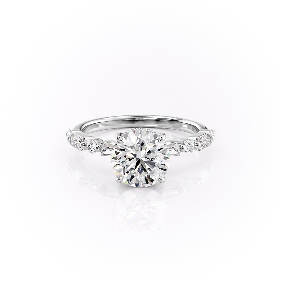 The Patricia Set Moissanite With A 1.0 Carat