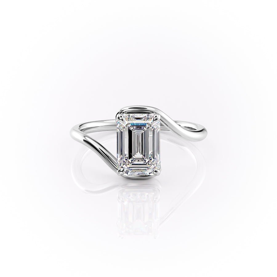 The Skyler Set Moissanite With A 2.0 Carat