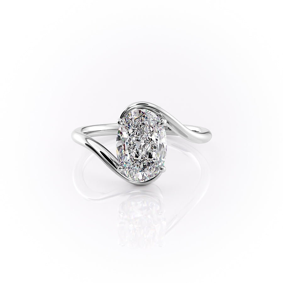 The Skyler Set Moissanite With A 2.5 Carat