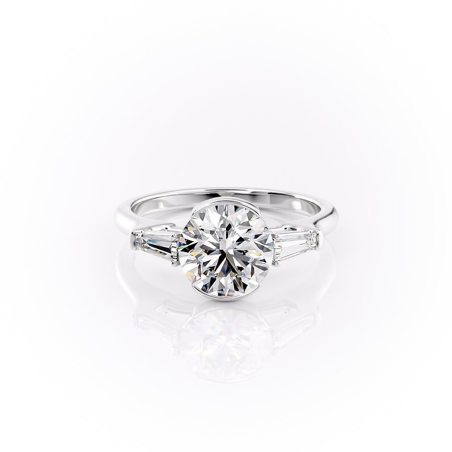 The Parker Set Moissanite With A 1.0 Carat